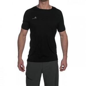 테스만 크루 숏 슬리브_블랙 티셔츠 등산(W1432350)