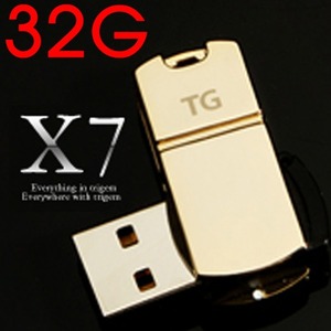 (국내산 제품) TG삼보 USB 메모리 Dvbrothers 엑스세븐 32G 스윙캡 방식(AQE-0700)