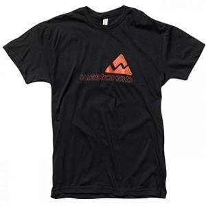 아웃라인 로고 티셔츠_블랙 티셔츠 등산 스포츠 웨스트콤(W143324)