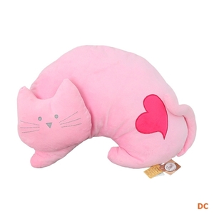 베스트에버 고양이 쿠션(핑크/옐로우)(GKS17192)