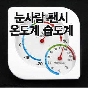눈사람팬시온도계습도계(WDS-0021)