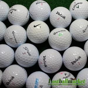 흰색 유명브랜드 3피스 로스트볼 (A급/10개) 골프로스트볼(W04D624)
