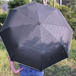 LED 후레쉬/땡땡이 3단 완자동 우산(WDS-5725)